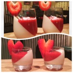 Rum Strawberries & Coconut Cream Panna Cotta!